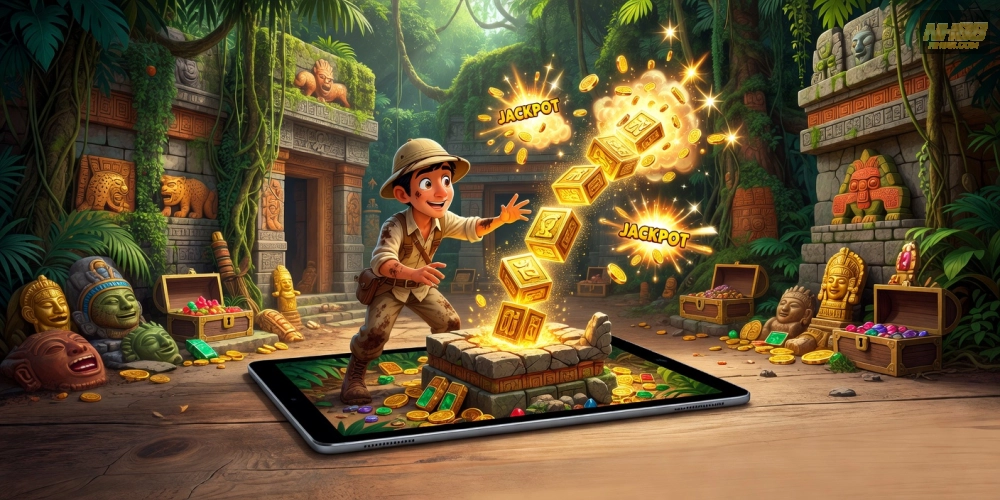 Hướng dẫn chơi Gonzo's Quest trên nh88 với jackpot lớn