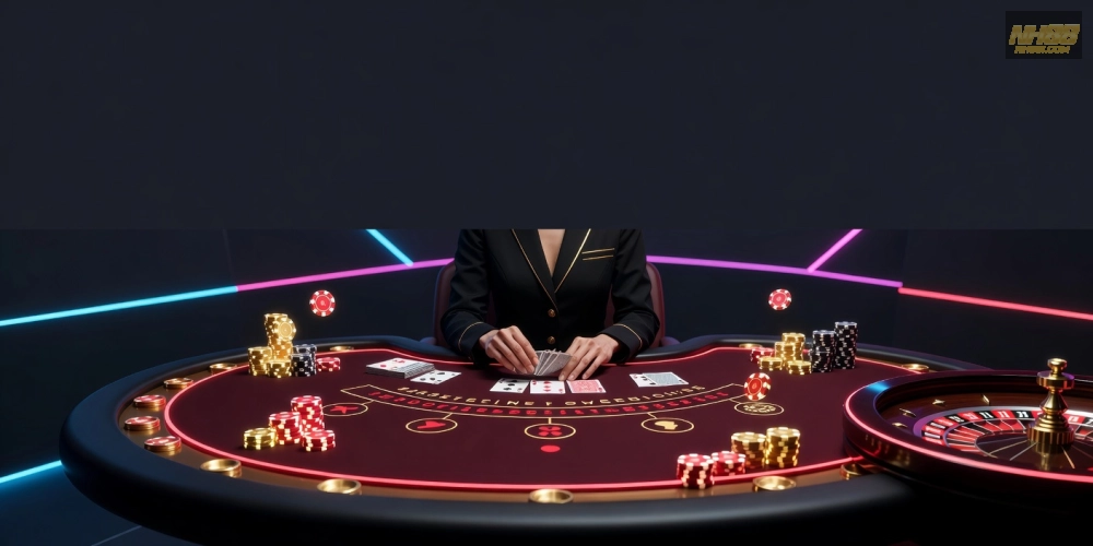 Khái niệm live casino online nh88 với dealer thực tế và giao diện hiện đại