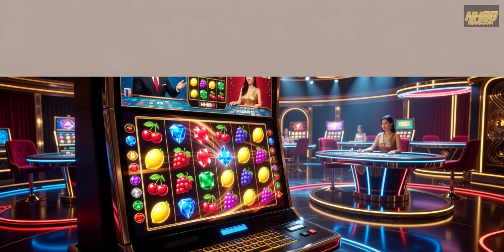 Khái niệm live casino slot games nh88 qua hình ảnh minh họa sống động