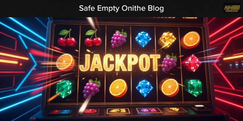 Minh họa khái niệm quay nổ hũ nh88 với hình ảnh trò chơi slot hiện đại và jackpot sáng ngời